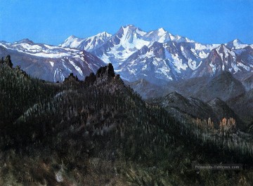 Sierra Nevada aka De la tête de la rivière Carson Albert Bierstadt Montagne Peinture à l'huile
